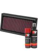 K&N Air Filter HD-1208 + Aerosol Recharge Kit