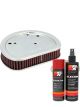 K&N Air Filter HD-1611 + Aerosol Recharge Kit