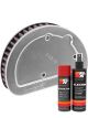 K&N Air Filter HD-1614 + Aerosol Recharge Kit