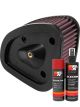 K&N Air Filter HD-1717 + Aerosol Recharge Kit