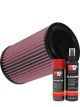 K&N Air Filter KA-1020 + Aerosol Recharge Kit