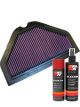 K&N Air Filter KA-1093 + Aerosol Recharge Kit