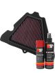 K&N Air Filter KA-1111 + Aerosol Recharge Kit