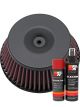 K&N Air Filter KA-1287 + Aerosol Recharge Kit