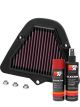 K&N Air Filter KA-1709 + Aerosol Recharge Kit