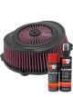 K&N Air Filter KA-2506XD + Aerosol Recharge Kit