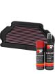 K&N Air Filter KA-6003 + Aerosol Recharge Kit