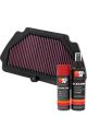K&N Air Filter KA-6009 + Aerosol Recharge Kit