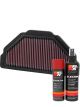 K&N Air Filter KA-6098 + Aerosol Recharge Kit