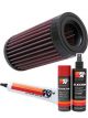 K&N Air Filter KA-6201 + Aerosol Recharge Kit