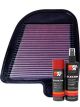 K&N Air Filter KA-6502 + Aerosol Recharge Kit