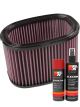 K&N Air Filter KA-7408 + Aerosol Recharge Kit