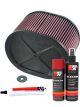 K&N Air Filter KA-7504 + Aerosol Recharge Kit