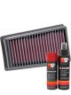 K&N Air Filter KT-6908 + Aerosol Recharge Kit