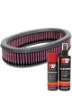 K&N Air Filter MG-0100 + Aerosol Recharge Kit