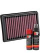 K&N Air Filter MG-1315 + Aerosol Recharge Kit