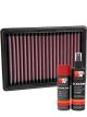 K&N Air Filter MG-8506 + Aerosol Recharge Kit
