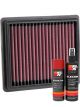 K&N Air Filter PL-1219 + Aerosol Recharge Kit