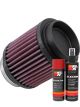 K&N Air Filter PL-1710 + Aerosol Recharge Kit