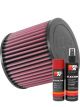 K&N Air Filter PL-3214 + Aerosol Recharge Kit