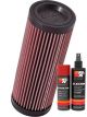 K&N Air Filter PL-5008 + Aerosol Recharge Kit