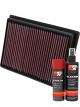 K&N Air Filter PL-5712 + Aerosol Recharge Kit
