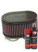 K&N Air Filter R-0990 + Aerosol Recharge Kit
