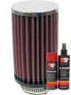K&N Air Filter RC-0410 + Aerosol Recharge Kit