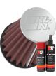 K&N Air Filter RC-1250 + Aerosol Recharge Kit