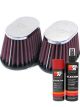 K&N Air Filter RC-1822 + Aerosol Recharge Kit