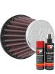K&N Air Filter RC-2320 + Aerosol Recharge Kit