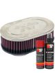 K&N Air Filter RC-2370 + Aerosol Recharge Kit