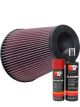 K&N Air Filter RC-50460 + Aerosol Recharge Kit