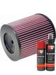 K&N Air Filter RC-5142 + Aerosol Recharge Kit