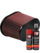 K&N Air Filter RC-5178 + Aerosol Recharge Kit