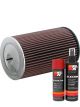 K&N Air Filter RC-5181 + Aerosol Recharge Kit