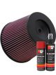 K&N Air Filter RC-5282 + Aerosol Recharge Kit