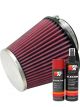 K&N Air Filter RC-8490 + Aerosol Recharge Kit