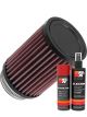 K&N Air Filter RD-0710 + Aerosol Recharge Kit