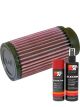 K&N Air Filter RD-0720 + Aerosol Recharge Kit