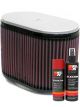 K&N Air Filter RD-5000 + Aerosol Recharge Kit