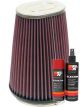 K&N Air Filter RF-1021 + Aerosol Recharge Kit