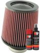 K&N Air Filter RF-1047 + Aerosol Recharge Kit