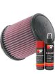 K&N Air Filter RF-6102 + Aerosol Recharge Kit