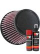 K&N Air Filter RF-9160 + Aerosol Recharge Kit