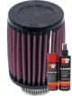 K&N Air Filter RU-0070 + Aerosol Recharge Kit