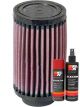 K&N Air Filter RU-0210 + Aerosol Recharge Kit