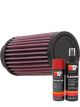 K&N Air Filter RU-0410 + Aerosol Recharge Kit