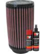 K&N Air Filter RU-0620 + Aerosol Recharge Kit