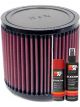 K&N Air Filter RU-0680 + Aerosol Recharge Kit